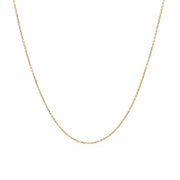 14k Yellow Gold Cable Link Chain (0.50 mm)